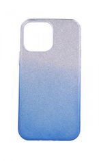 TopQ Kryt iPhone 13 Pro Max glitter stříbrno-modrý 64839