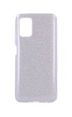 TopQ Kryt Samsung A03s glitter stříbrný 63836