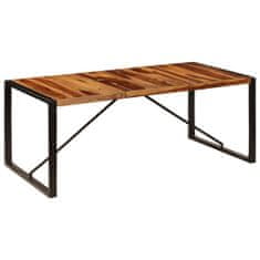 shumee Jídelní stůl 200 x 100 x 75 cm masivní sheeshamové dřevo