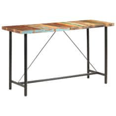 Greatstore Barový stůl 180 x 70 x 107 cm masivní recyklované dřevo