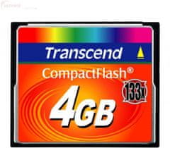 Transcend CompactFlash 133x 4GB (TS4GCF133)