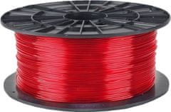 Plasty Mladeč tisková struna (filament), PETG, 1,75mm, 1kg, transparentní červená (F175PETG_TRE)