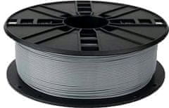 Gembird tisková struna (filament), PLA, 1,75mm, 1kg, stříbrná (3DP-PLA1.75-01-S)