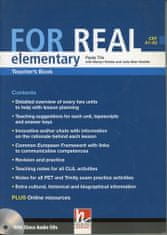 Helbling Languages FOR REAL Elementary Level Teacher´s Book + Class CD /3/ + Interactive Book DVD-ROM
