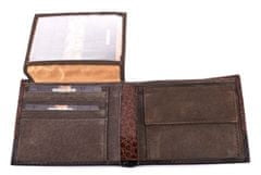 COVERI Pánská kožená peněženka Coveri Collection - šedá