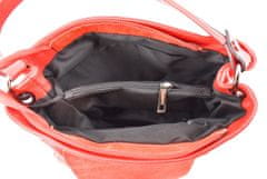 Arteddy Dámská kožená kabelka s klopnou Arteddy - červená