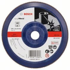 Bosch Lamelový brusný kotouč X571, Best for Metal; 180 mm, 22,23 mm, P80