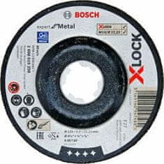 Bosch Brusný kotouč Bosch Expert for Metal systému X-LOCK,125×6×22,23 - 2608619259