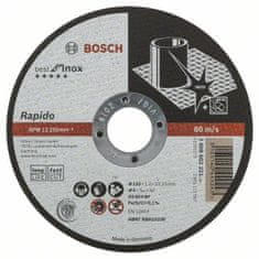 Bosch Dělicí kotouč rovný Best for Inox - Rapido Long Life - A 60 W BF 41, 125 mm, 22,23 mm, 1,0