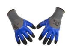 GEKO Ochranné pracovní rukavice, zesílené prsty, velikost 10