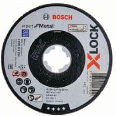 Bosch Plochý řezný kotouč Bosch Expert for Inox+Metal systému X-LOCK, 125×1×22,23