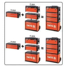 YATO Skříňka na nářadí, 2x zásuvka, komponent k YT-09101/2