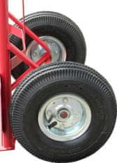 GEKO Ruční vozík-rudl, nosnost 200kg 350x180mm, červený
