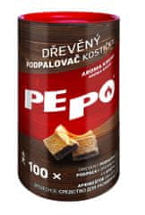 PEPO PE-PO dřevěný podpalovač kostičky 100 ks