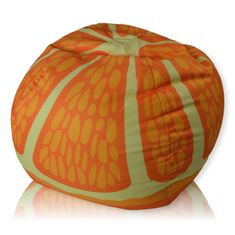 PrimaBag Sedací vak Fruity Design pomeranč