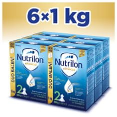 Nutrilon 2 Advanced pokračovací kojenecké mléko 6x 1 kg, 6+