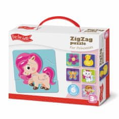 Farfarland ZigZag puzzles - "Sny princezny". Kreativní vzdělávací hračky rozvíjí pozornost, pozorování a motorické dovednosti.