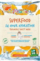 7th Heaven Superfood hydratační maska na ubrousku Kurkuma