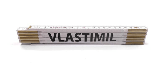 MAGG Skládací metry se jmény, 2 m, dřevěné Varianta: Skladací metr VLASTIMIL, 2 m