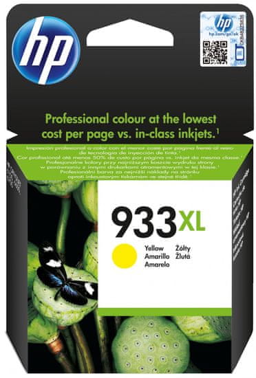 HP 933XL žlutá - originální náplň (CN056AE)