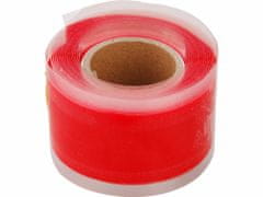 Extol Premium Páska silikonová samofixační, 25mm x 3,3m, červená barva