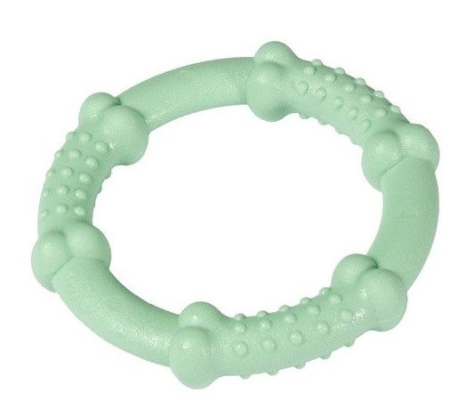 Karlie Nylonový žvýkací kroužek, máta, průměr 10 cm