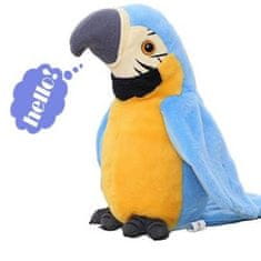 Alum online Interaktivní mluvící papoušek - modrý