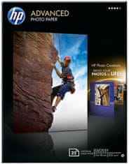 HP Foto papír Advanced Glossy Q8696A, 13x18, 25 ks, 250g/m2, lesklý