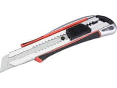 Extol Premium Nůž ulamovací kovový s výstuhou, 25mm Auto-lock