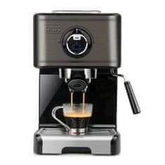 Kávovar Black+Decker, BXCO1200E, pákový, 15 bar, parní tryska, nerez, 2 šálky současně