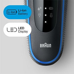 Li-ion baterija, LED-prikaz