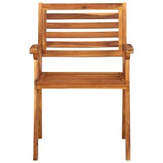 Vidaxl Zahradní židle s poduškami 8 ks masivní akáciové dřevo