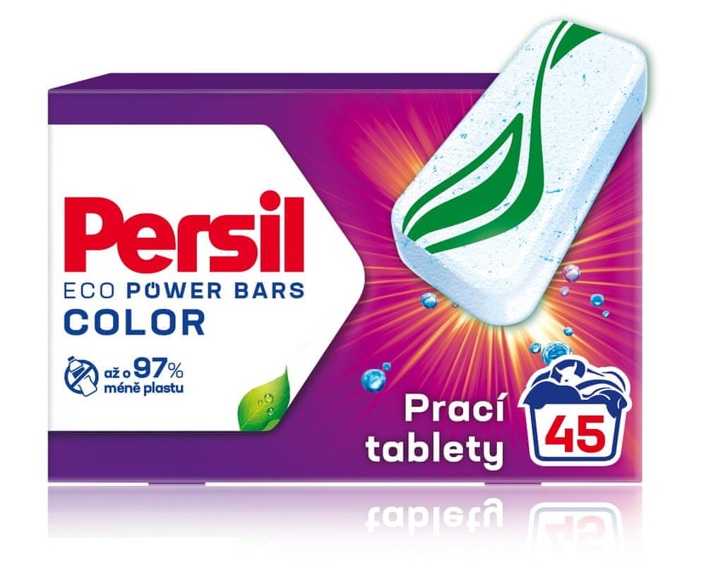 Persil ECO POWER BARS prací tablety color 45 praní, 1327,5g