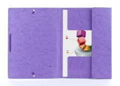 Donau Desky s gumičkou "Premium", fialové, prešpánové, A4 8643080-23PLv