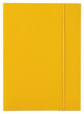 Esselte Desky s gumičkou "Economy", 15 mm, karton, A4, žlutá 13438