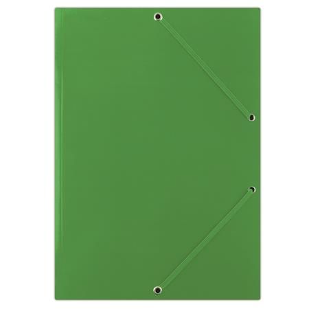 Donau Desky s gumičkou "Standard", zelené, karton, A4 FEP06G