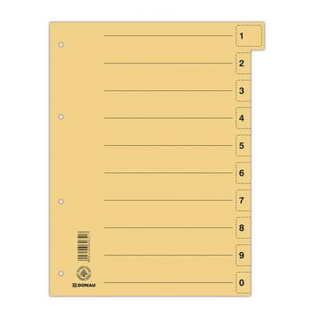 Donau Rozlišovače, odtrhávací, žlutá, karton, A4 8611001-11