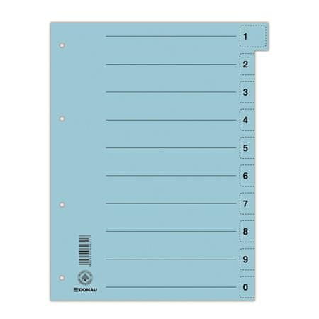 Donau Rozlišovače, odtrhávací, modrá, karton, A4 8611001-10