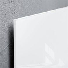 Sigel Magnetická skleněná tabule "Artverum", bílá, 30 x 30 x 1,5 cm, GL158