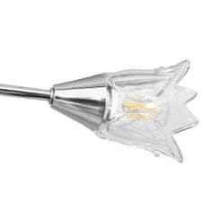 Greatstore Stropní lampa průhledná skleněná stínidla 5 žárovek E14 tulipán