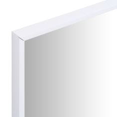 Vidaxl Zrcadlo bílé 100 x 60 cm