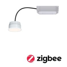 Paulmann PAULMANN LED Modul vestavné svítidlo Smart Home Zigbee teplá bílá Coin kruhové 50mm Coin 6W 470lm 230V 2700K satén 93073