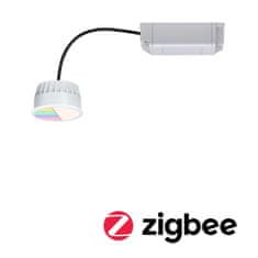 Paulmann PAULMANN LED Modul vestavné svítidlo Smart Home Zigbee RGBW Coin kruhové 50mm Coin 5,2W 400lm 230V RGBW satén 93075