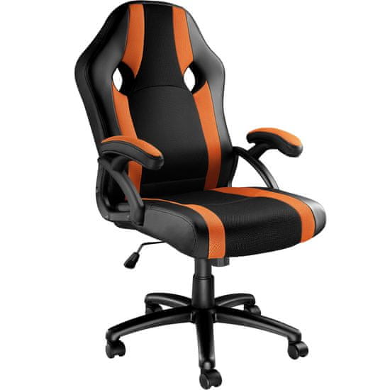 tectake Kancelářská židle Goodman - černá/oranžová