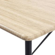 Greatstore Barový stůl dub 120 x 60 x 110 cm MDF