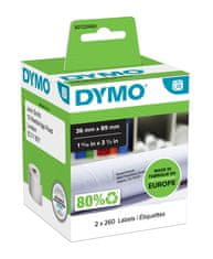 Dymo Dymo LabelWriter štítky 89 x 36mm, 2x260ks, S0722400