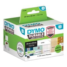 Dymo Dymo LabelWriter odolné štítky 25 x 25mm, 2x350ks, 2112286
