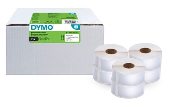 Dymo Dymo LabelWriter štítky 57 x 32mm, 6x1000ks, 2093094