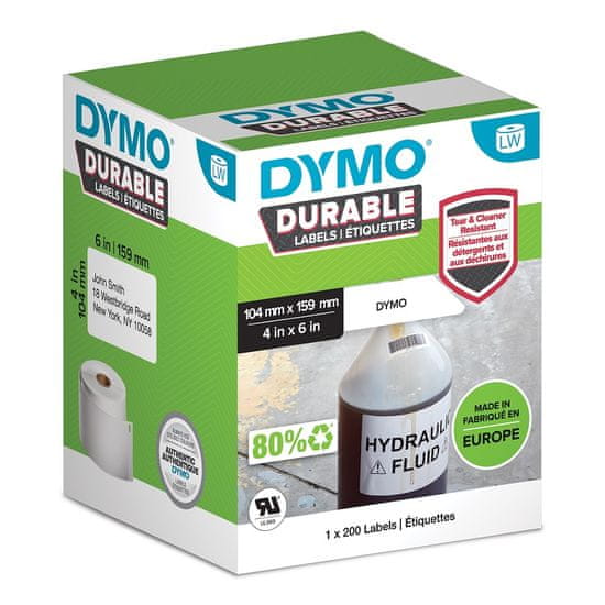 Dymo Dymo LabelWriter odolné štítky 159 x 104mm, 200ks, 2112287