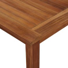 Greatstore Zahradní stůl 90 x 90 x 74 cm masivní akáciové dřevo